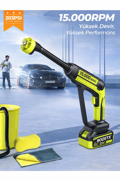BootsX™ Yüksek Basınçlı Oto Yıkama ve Sulama Tabancası